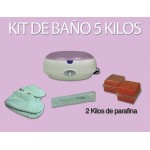 Kit baño de parafina 5 kilos 